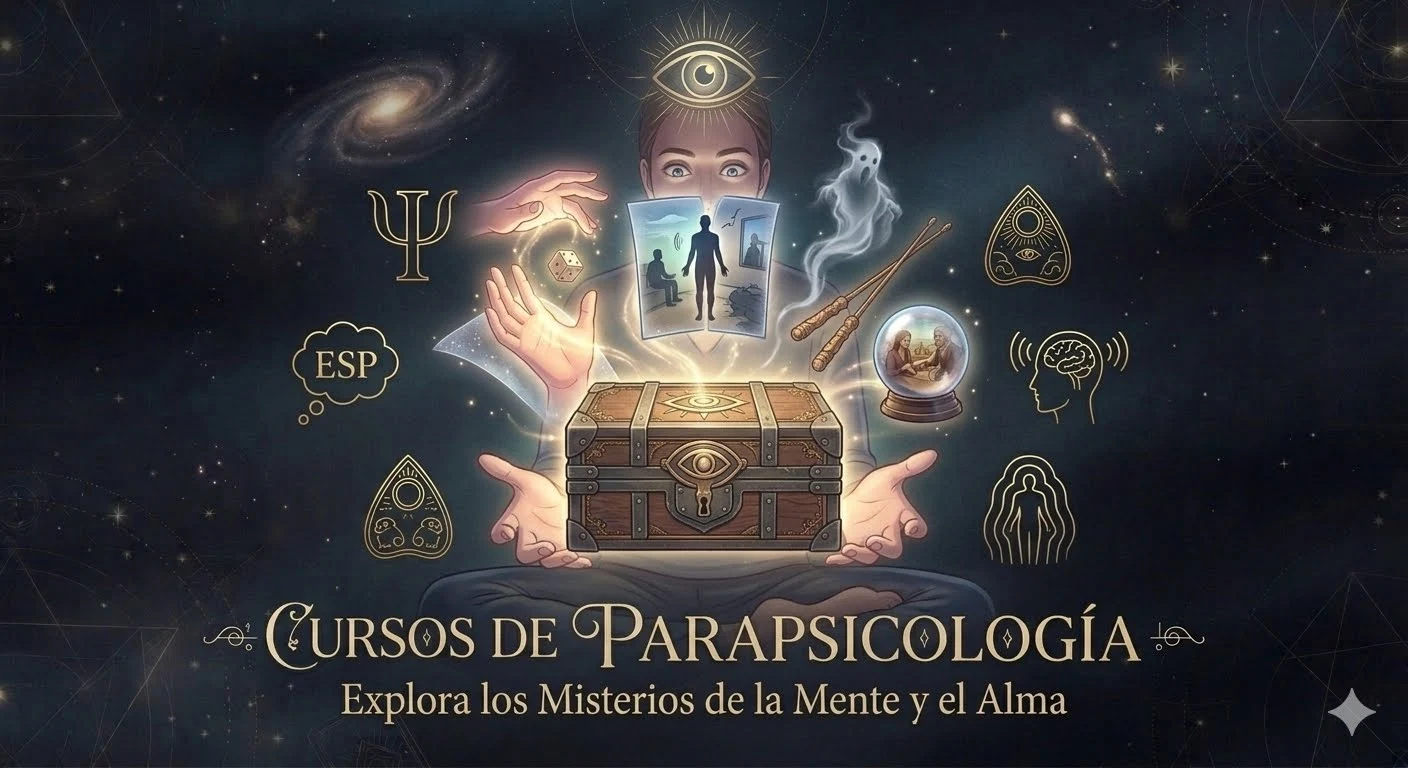 Estudiante aprendiendo técnicas de protección energética en parapsicología